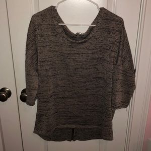 Black/grey top with detailed back